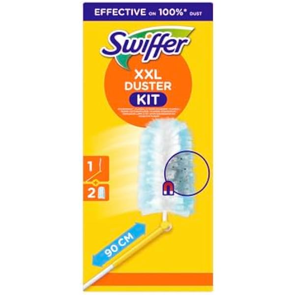 Swiffer Duster Staubfänger, 72 Tücher – Fängt 3x Mehr Staub, Für Schwer Erreichbare Stellen