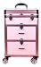 New Vanity Trolley case, vanity case, cosmetic case 51 X 37 X 24 cm (Pink 3 Draw)