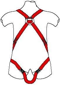 Vollkörper Auffanggurt mit Verbindung am Gesäß - 2