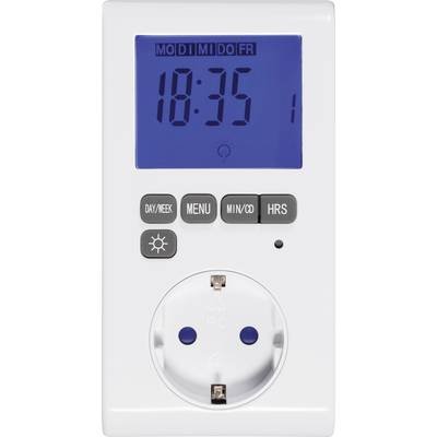 Preisvergleich Produktbild sygonix Digit. DCF WOCHENZEITSCHALTUHR MIT LICHT