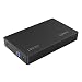 Produktbild ORICO 3588US3-BK-DE Externes Festplattengehäuse (Werkzeugfreie Montage, Hochgeschwindigkeits 5 Gb/s, UASP Beschleunigung, USB 3.0 geeignet für 8,8 cm (3,5 Zoll) SATA HDD und SSD Desktop-PC)