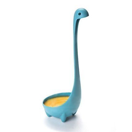 EQLEF® Nessie Schöpfkelle Küche Monster Creative-nette Karikatur-Löffel Geschirr für Soup - Blau