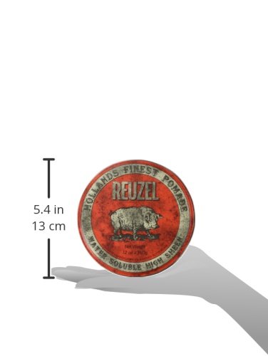 Reuzel Pomade Red Water Soluble High Sheen – 340 G - 4