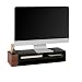 Produktbild SoBuy® FRG278-SCH Monitor Bildschirm Ständer Monitorerhöhung Bildschirmerhöher Tischaufsatz mit 1 Schubfach und seitlicher Aufbewahrungsbox, BHT ca: 55x11x18cm