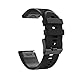 Produktbild TianranRT Schnell Release Ersatz Silikon Easy Fit Wirstband Für Garmin Fenix 5X Plus (Schwarz)