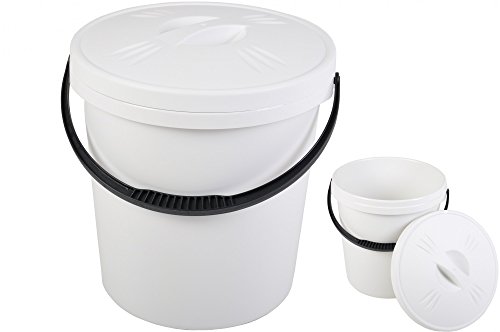 Windeleimer 16 L mit Deckel Eimer Mülleimer Futtereimer Aufbewahrung Deckel