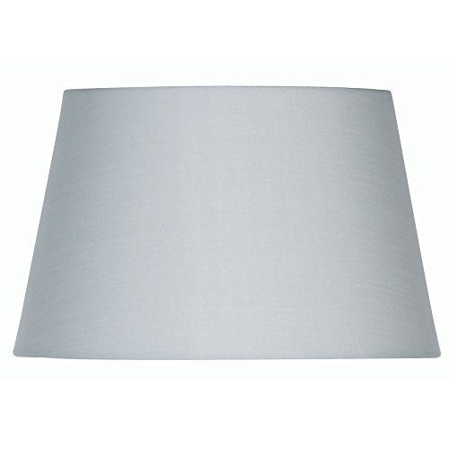 Oaks Lighting Lampenschirm aus Baumwolle, zylindrisch, 15 cm, weiches Grau