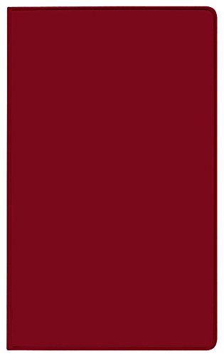 Modus geheftet PVC burgund Blackline, 64 Seiten 30 2019: Terminplaner mit 2-Wochenkalendarium. Wiederverwendbarer Buchkalender 1 Woche 1 Seite. 8,7 x 15,3 cm