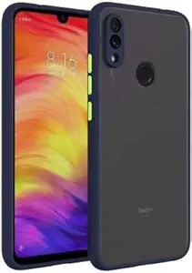 TrendStar Translucent Hybrid Xiaomi Redmi Mi Note 7 Pro Back Case Cover | Smoked Matte