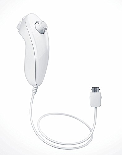 Controlador Nunchuck AGF® Compatible para Wii y Wii U Gamepad Blanco