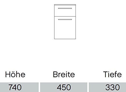 Pelipal Lunic Comfort High Sideboard/LU HB 02- L/R/N/, W: 45 cm - Image 3