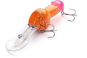 Enjoyard realistiskt Crankbait fiskedrag, gag fiskkrok bete, en vacker skämt för fiskare, rolig present till fiskekollegor, 2