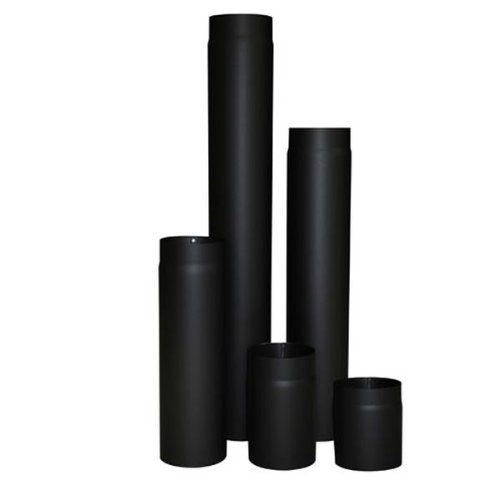 Ofenrohr schwarz 2 mm 150 x 150 mm