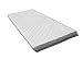 SUZY Microfibre Hypoallergenic Crib Mattress 89 x 38 x 4cm Thick (Square Corners) : Reversible