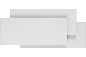 damastoreitalia Universo Applique led per interno doppia emissione luce da parete a muro lampada 12w moderno su giu (Rettangoli 12W - Luce naturale 4000K)