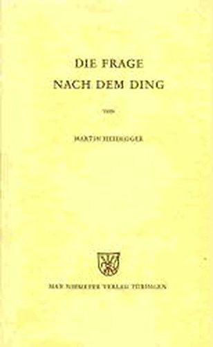 Download Die Frage nach dem Ding: Zu Kants Lehre von den transzendentalen Grundsätzen Download Die Frage nach dem Ding: Zu Kants Lehre von den transzendentalen Grundsätzen