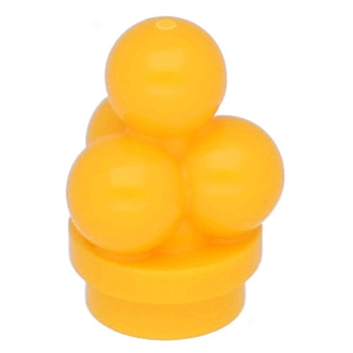Preisvergleich Produktbild LEGO 5 x Eis Kugeln Knallhellorange