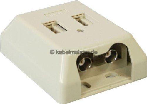 Preisvergleich Produktbild Good Connections 9160-AP Beige Steckdose, 9160-AP