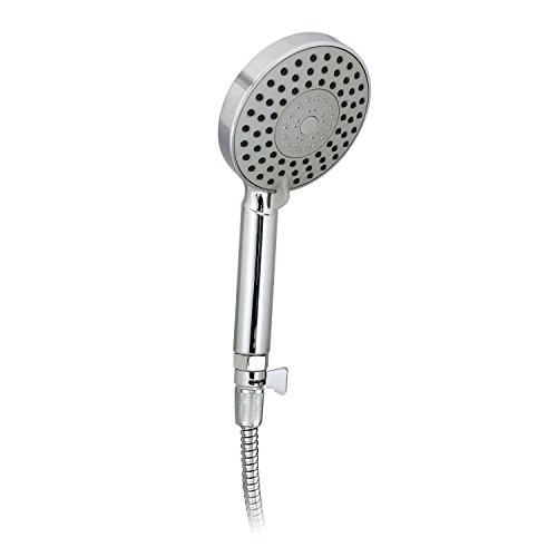 modona water-saver Flow Control und Shut Off Ventil, aus massivem Messing mit Messing Griff für Hand Dusche, Dusche Kopf, und Bidet Spritze – poliert chrom – 5 Jahr Vorteil - 5