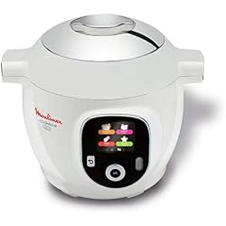 Moulinex ce853100 multicuiseur Intelligent cookeo avec Prise USB et 150 Recettes préprogrammées - Blanc
