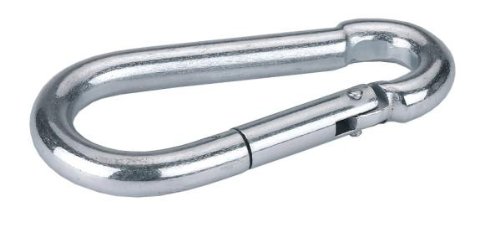 Carabine-hooks-galvanized-90-mm-9-mm-Pack-of-6-pieces