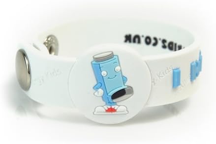 Allergy Kids"I Have Asthma" Awareness Wristband - BOY Blue