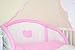 HEARTS NURSERY BABY COT / COTBED BUMPER (2. Pink / white)