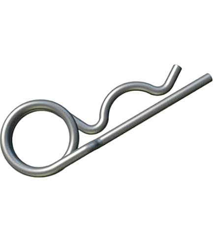 HALDER 10 stuks verende drukstukken, gladde uitvoering, met band en bouten/huls en bouten van roestvrij staal | d1=4 mm | 22080.0104