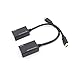 Produktbild F-blue 2pcs HD Extender 30m 1080P HD Netzwerk-Kabel CAT-5e / 6 Extender Verbindungslinien-Adapter-Kabel für Windows 7
