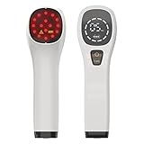 Ikeener Handheld Red Light Therapy Device,(4x808nm +12 X 650nm) Cold Laser Human/vet Therapy Device For Muscle Reliever,knee,shoulder,back.infrared Light Therapy Pain Relief Device,with Free Goggles