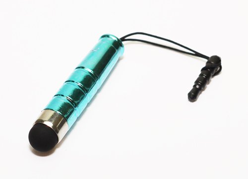 Hillicom Eingabestift Stylus für alle Smartphone/ iPhone/ Tablet PC, Chrom tuerkis
