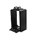 Game Disk Storage Tower with Dual Dock Controller Charging Station for PS4 - Black RS.1750.00