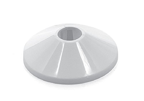 10 Stück Heizungsrostetten Heizungsmanschetten weiß 15 mm