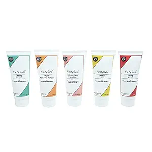 Fix My Curls Travel size Protein Bundle with Cleansing Shampoo, Everyday Moisturizing Shampoo, cream and Defining Gel For Curly And Wavy, SIlicone & Sulphate Free, Frizz Control Solution (50gm each)