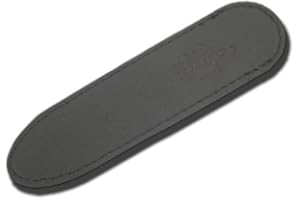 Fisher Space Pen klein schwarz Leder Fall mit Fisher Logo