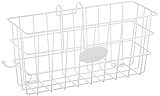 Walker Basket (Eligible for VAT Relief in the UK), Spare Universal Wire Basket Attaches to Walking Frame With Hook and Loop, Leaves Hand Free, Carry Books, Remote, Phone, Snacks