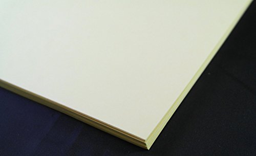 Stationery Place Thin Ivory / Cream Card 160 GSM A4 100 Sheet Pack - 4