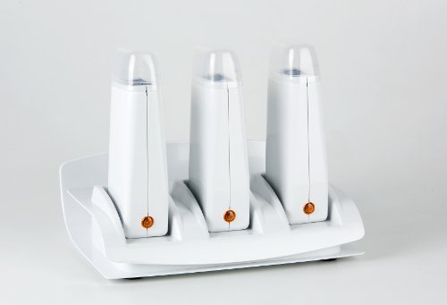 Professional Wax Heater: Base + 3 Heater Applicators