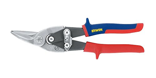 Irwin 101 Durchlauf-Blechschere für linke und gerade Schnitte, Hebelübersetzt, 10504309N