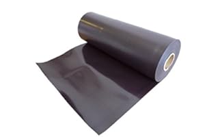 MAGNOSPHERE Foglio magnetico naturale 0,4mm x 50cm x 100cm - applicabile a tutti superfici metalliche, flessibile