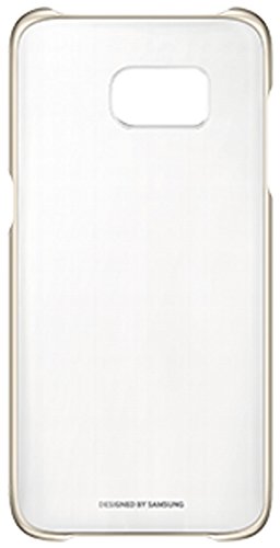 Samsung Clear Cover - Funda oficial para Samsung Galaxy S7  color dorado