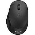 PHILIPS SPK7607B Wireless Mouse, Bluetooth, Reduced click sound, High-definition optical tracking, plug and play