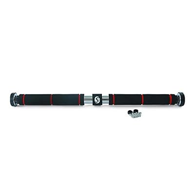 Sportastisch ÉLU MEILLEUR PRODUIT : Sportastisch - Barre de traction professionnelle « Powerful » - idéal pour la maison - acier renforcé/poignées extra-larges/mécanisme pivotant pour un maximum de stabilité - supporte jusqu'à 150 kg/350 kg avec…