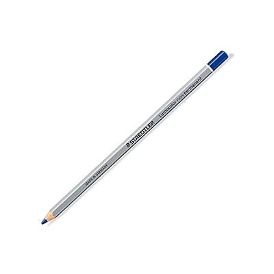 Staedtler Lumocolor Lot de 12 Crayons non-permanents glasochroms Bleu