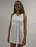 Maschinenwaschbar Nike Mädchen Court Pure Tenniskleid, White, XL