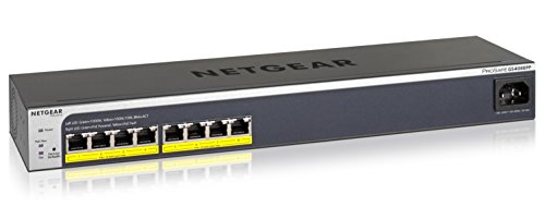Netgear GS408EPP-100NES Pro-Safe Easy-Mount 8-Port Gigabit Ethernet Switch schwarz/silber - 2