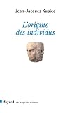 Image de L'origine des individus (Temps des sciences)