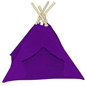 Creative Textiles Outdoor Foldable Light Purple Tent House for Dog and Cat