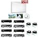 Produktbild Megasat Flachantenne H30D4 Quad inkl. Fensterhalterung inkl. 4x GigaBlue HD X1 Linux Full HD Sat Receiver Schwarz