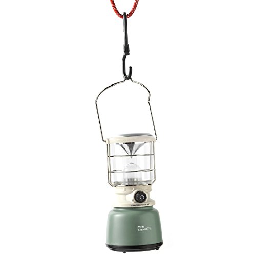 LiteXpress CAMP 71 Retro Camping Laterne, 24 Hochleistungs-LEDs, 3 Farbtemperaturen, bis zu 1000 Lumen ANSI FL1, Kunststoffgehäuse, grün /creme LXL907078B - 4